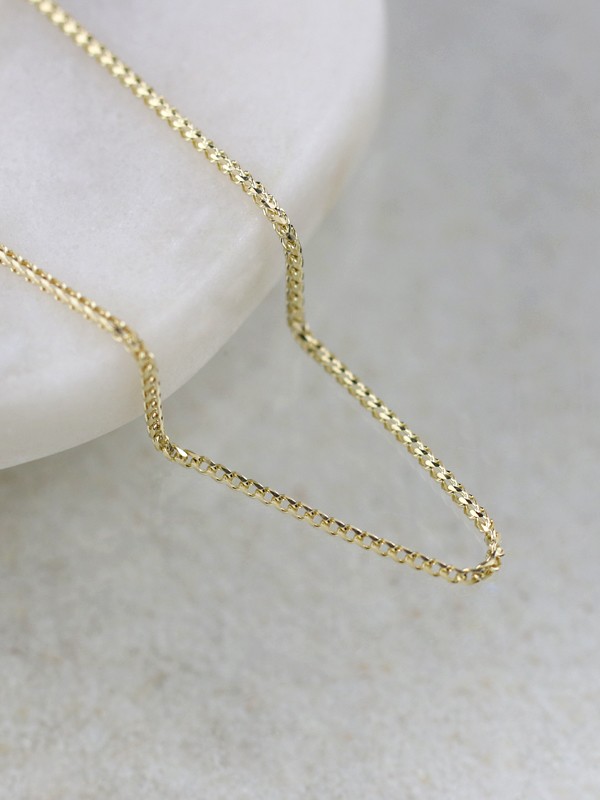 1.5MM Franco Solid 14K Gold Chain