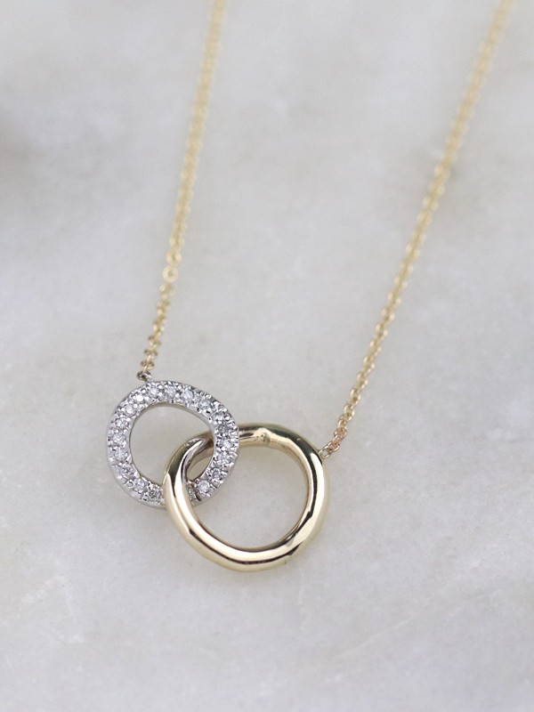 Infinity and Beyond Diamond Charm Necklace