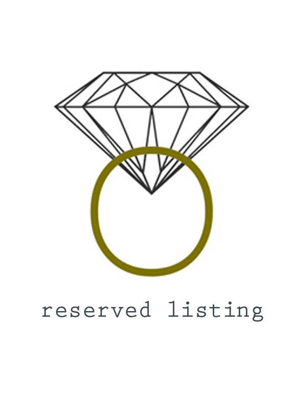 Reserved Listing for Tiffany
